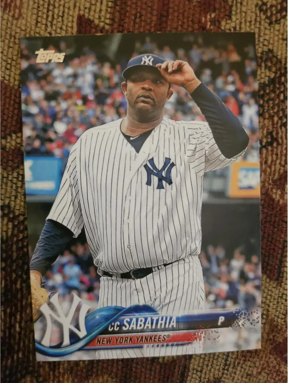 CC Sabathia - New York Yankees - 2018 Topps #236 - RAW Mint